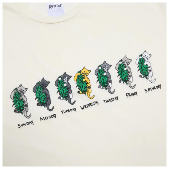 Ripndip Unisex κοντομάνικη μπλούζα Days Of The Week Tee